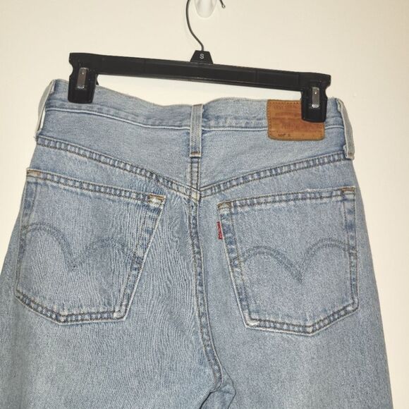 Levi's 501 Skinny Button Fly Distressed Jeans Small 27 - Picture 4 of 13